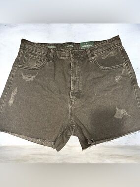 Wild Fable Women's Black Distressed Denim Shorts